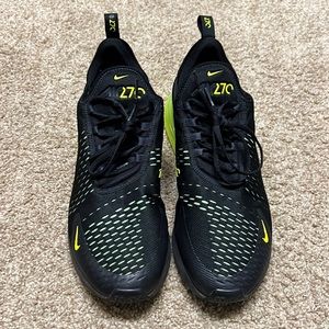Nike Airmax 270 Black Volt Oil Grey